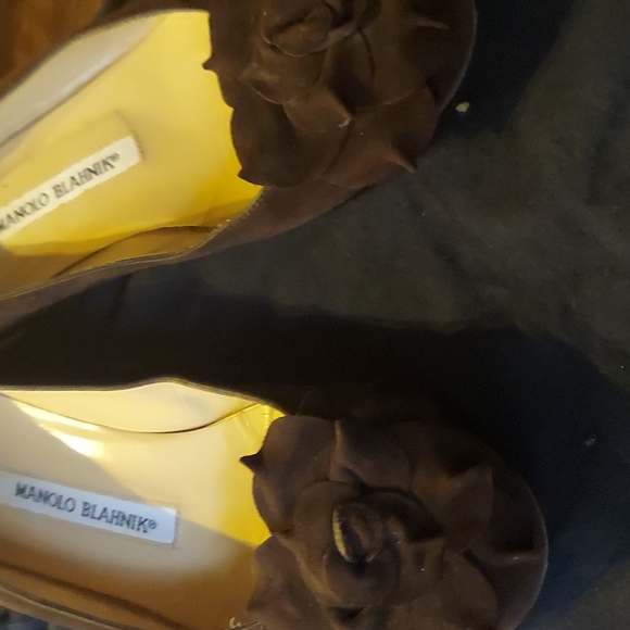 MANOLO SUEDE LOAFERS EUR 35 - Picture 2 of 8